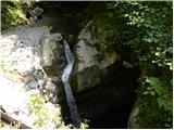 Kobarid - The Large Kozjak waterfall